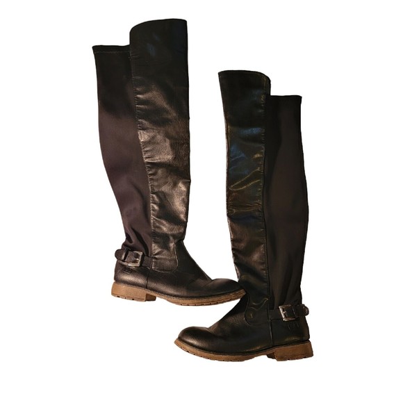 Dirty Laundry Womens Flat Heel Over Knee Boots sz 8 style Ready To Go - Picture 3 of 8